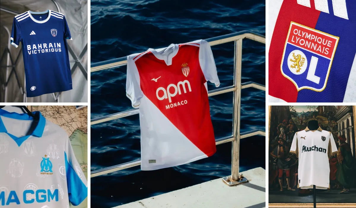 Les maillots des clubs de Ligue 1 pour la saison 2025/2026