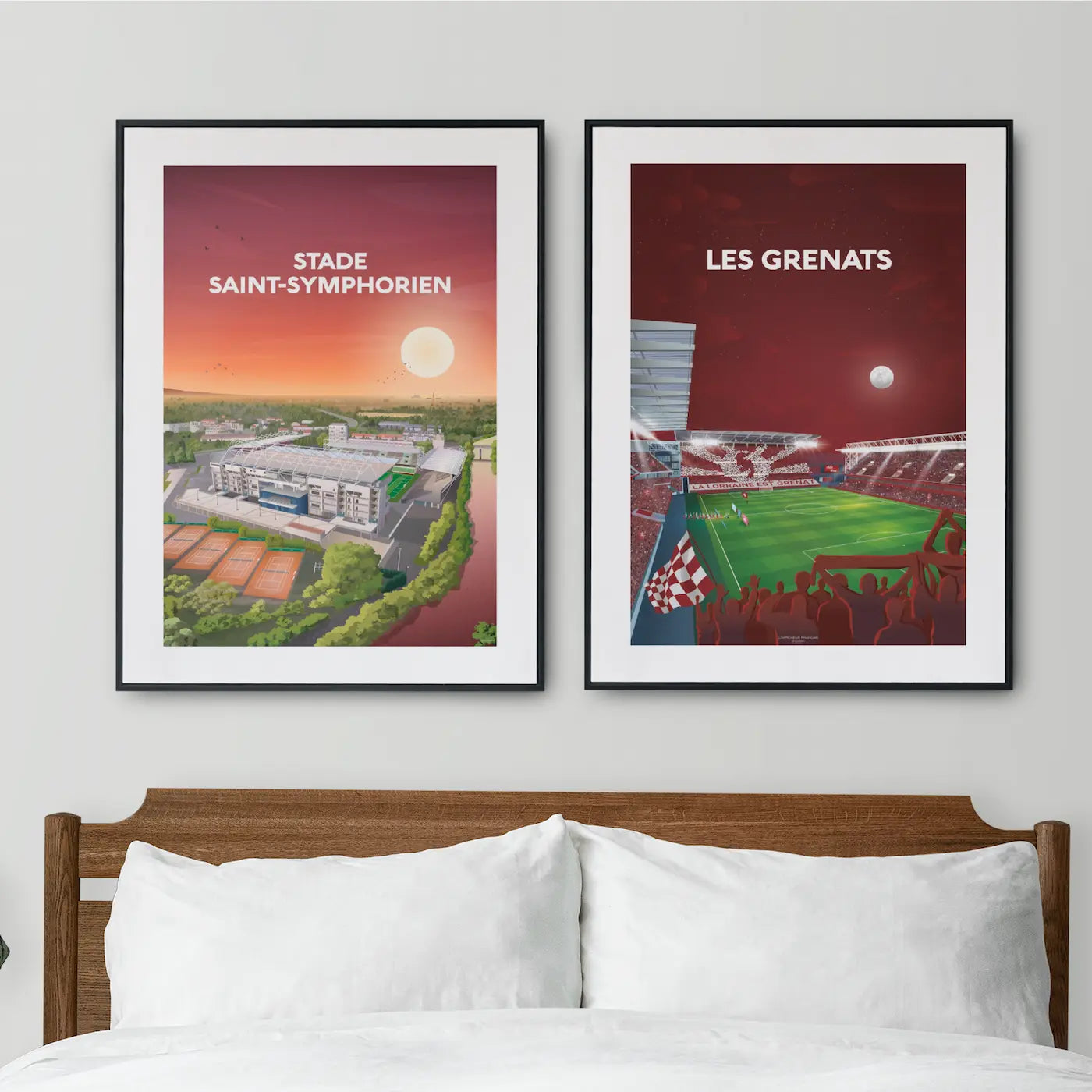 2 grands posters FC Metz