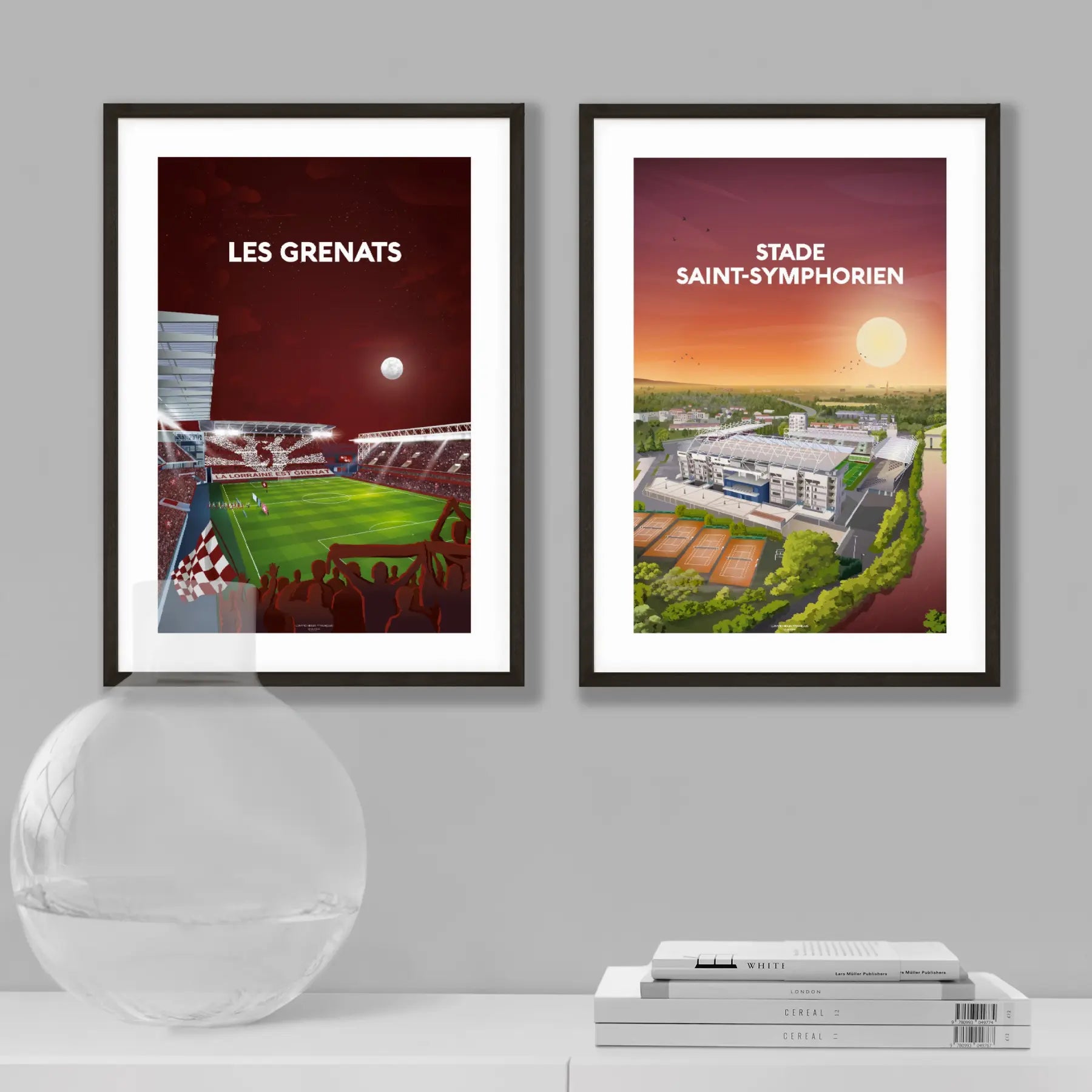 2 affiches Foot FC Metz