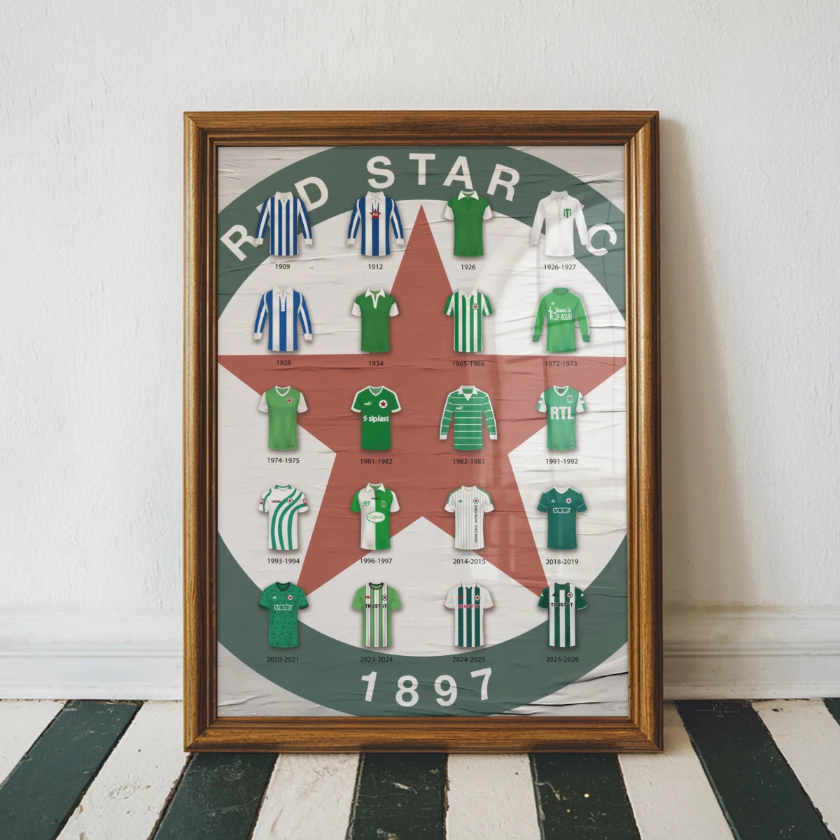 Affiche maillots Red Star FC