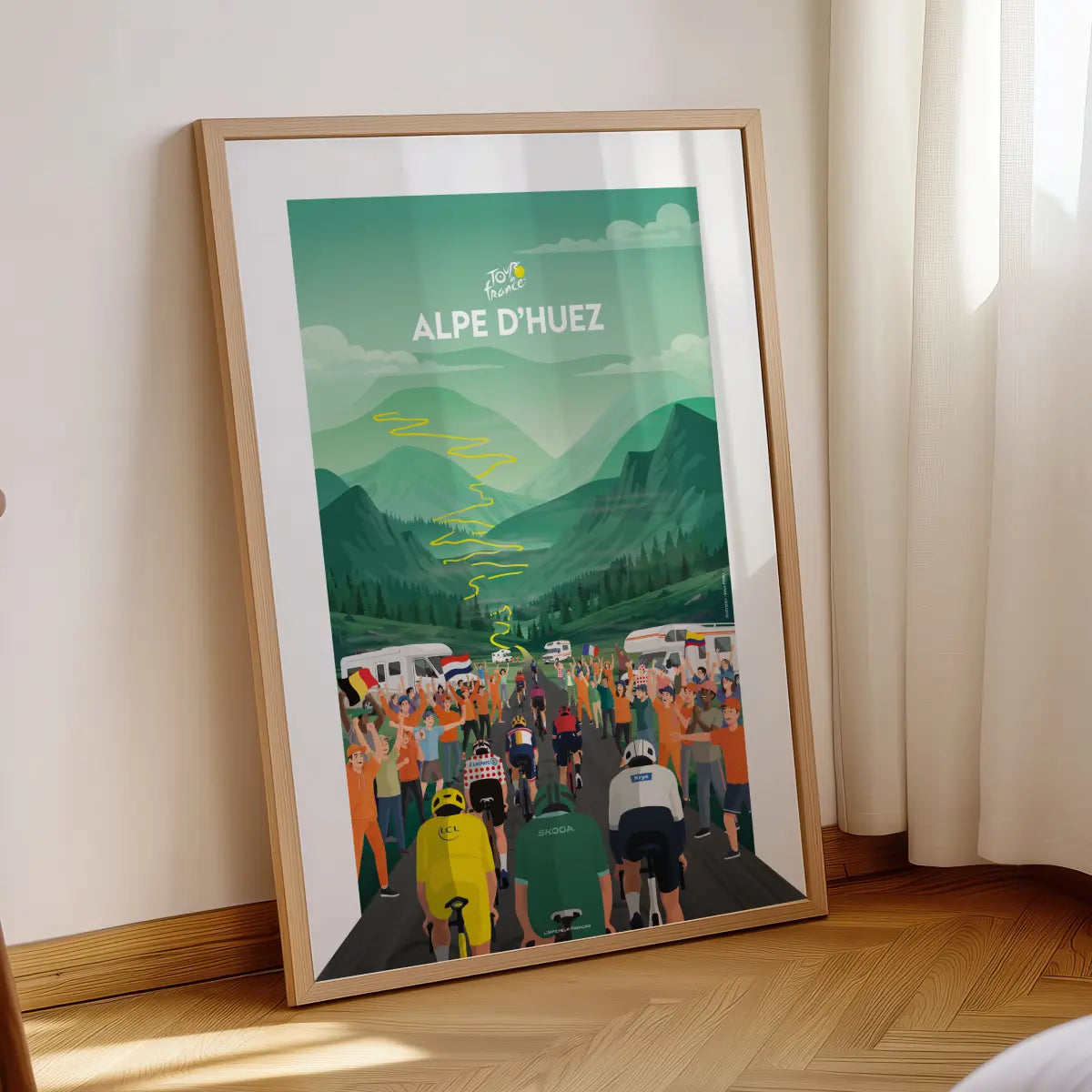 affiche Alpe d'Huez Tour de France