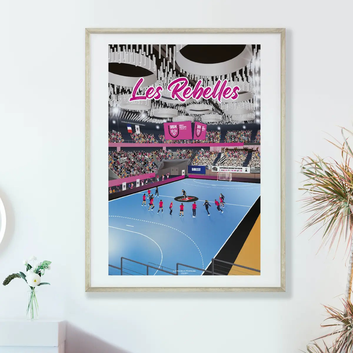 affiche Brest bretagne handball