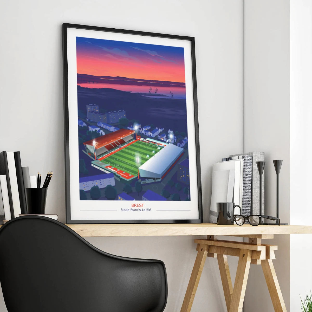 affiche Brest stade Francis le Blé