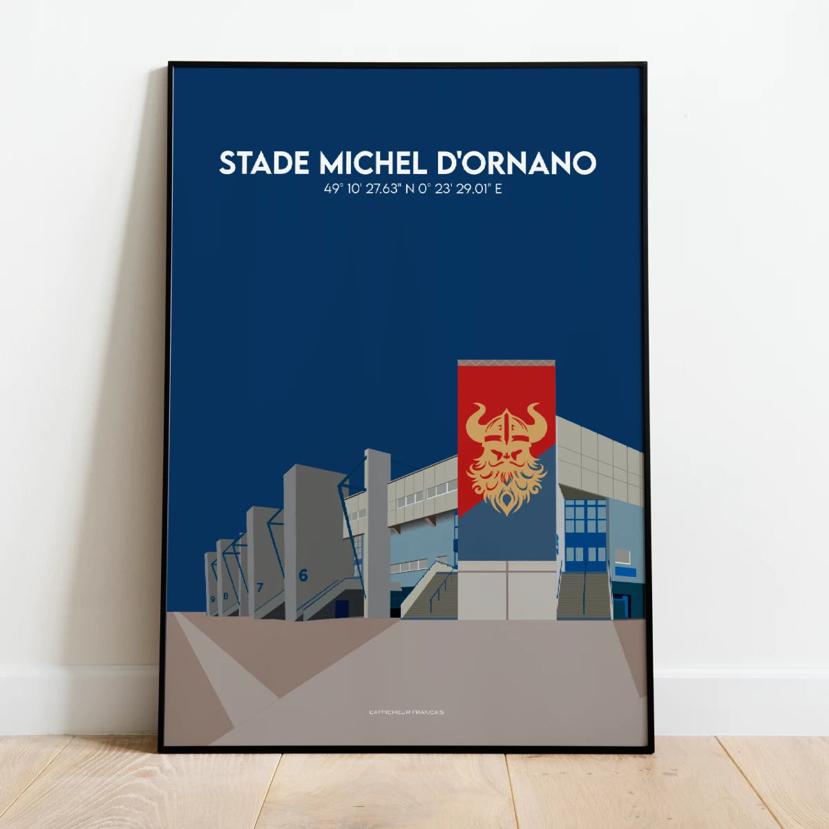 Affiche Caen Stade Michel d'Ornano