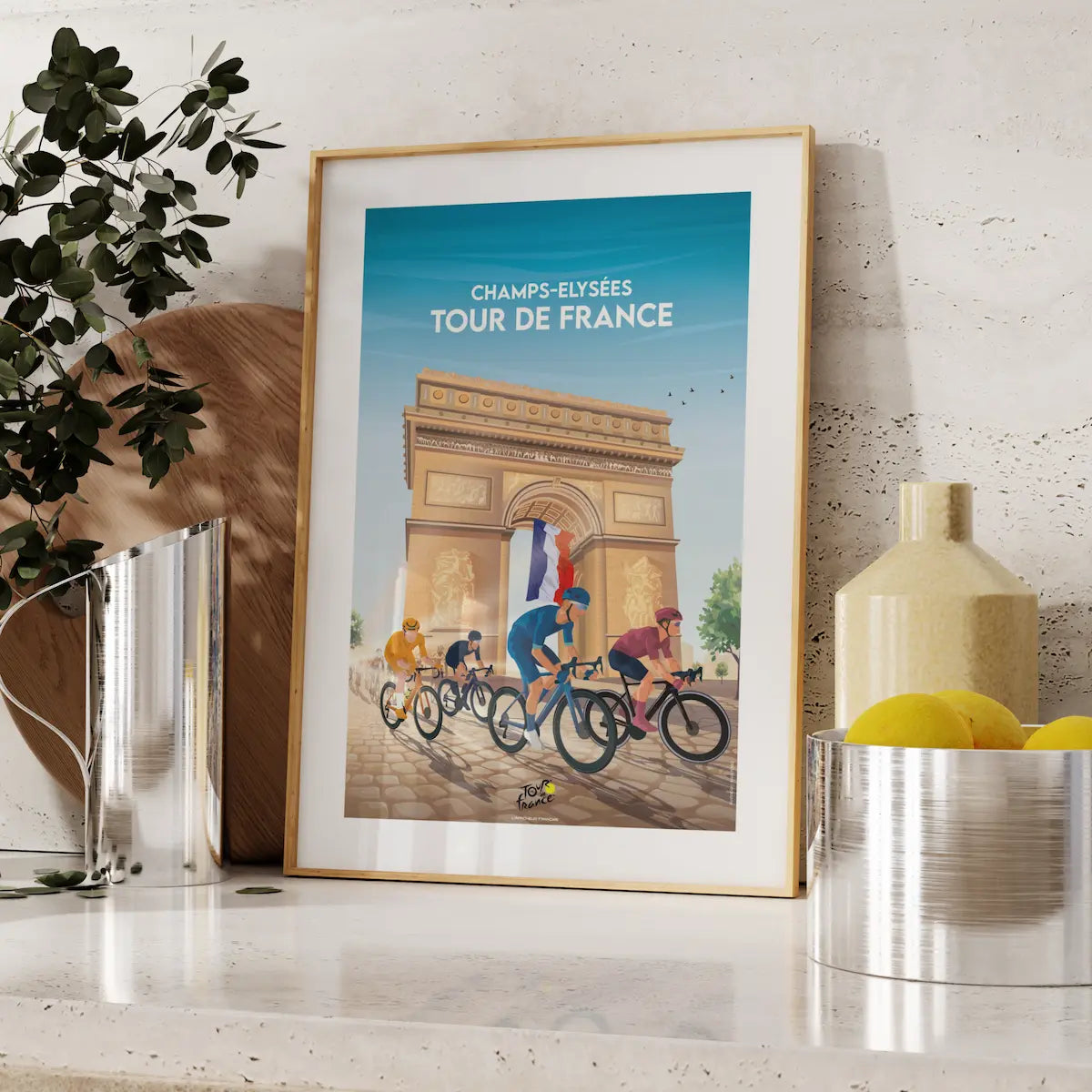 affiche Champs Elysées Tour de France
