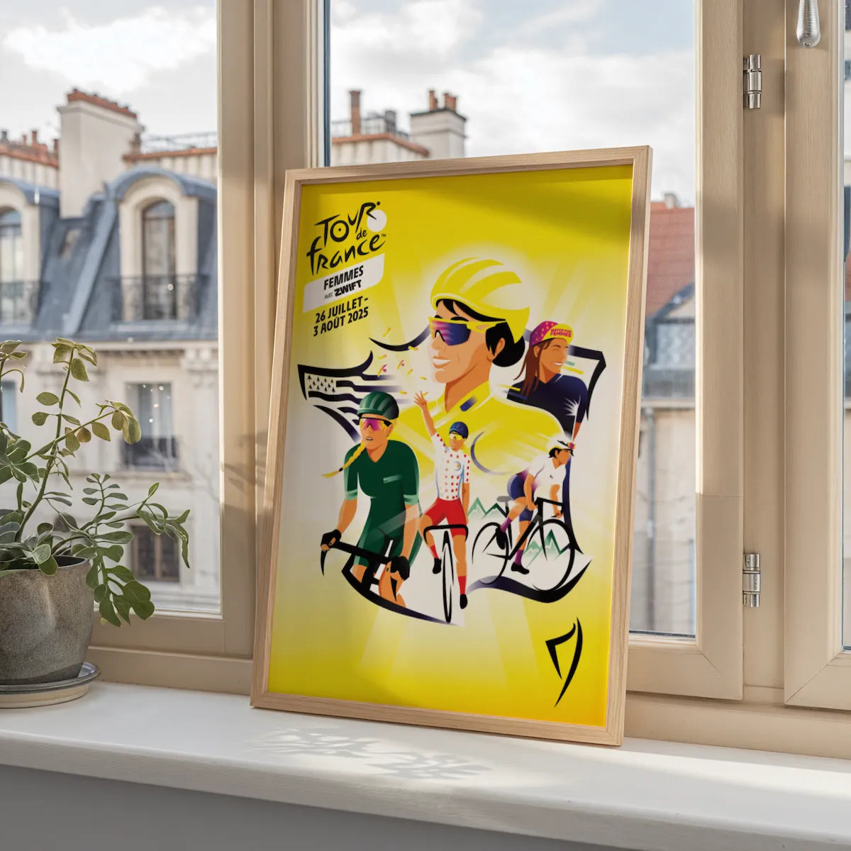Affiche du Tour de France Femmes 2025
