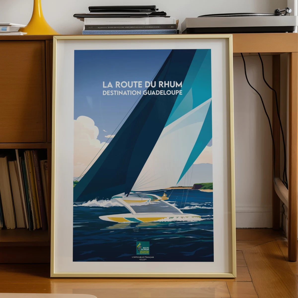 affiche décorative voilier