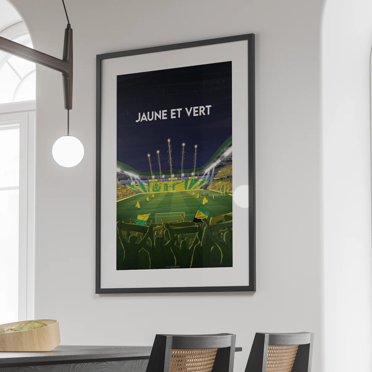 affiche FC Nantes Foot Canaris