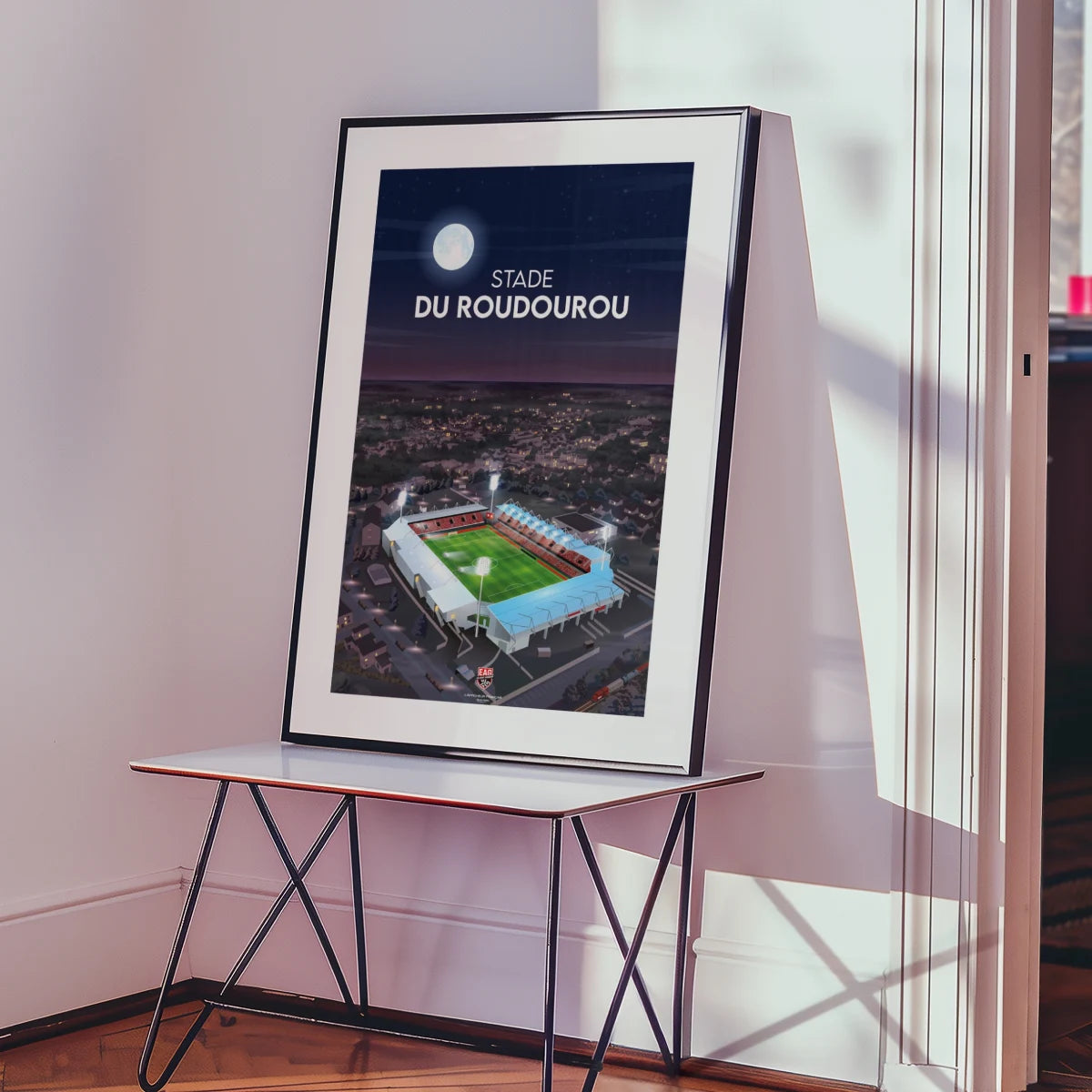 affiche Foot Guingamp Stade du Roudourou