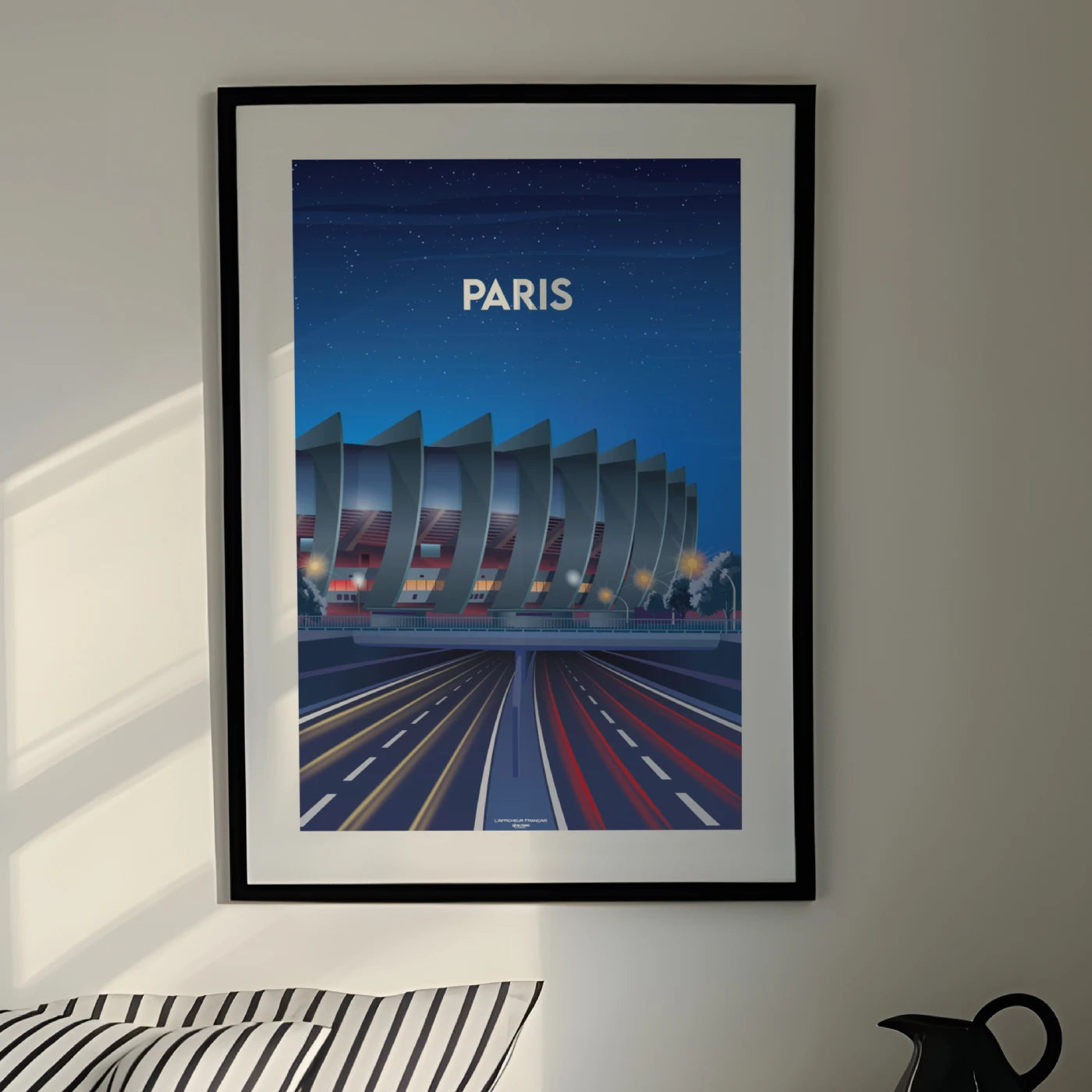 Affiche PSG A3 Premium - Messi, Mbappé, Neymar - Neuf 2025