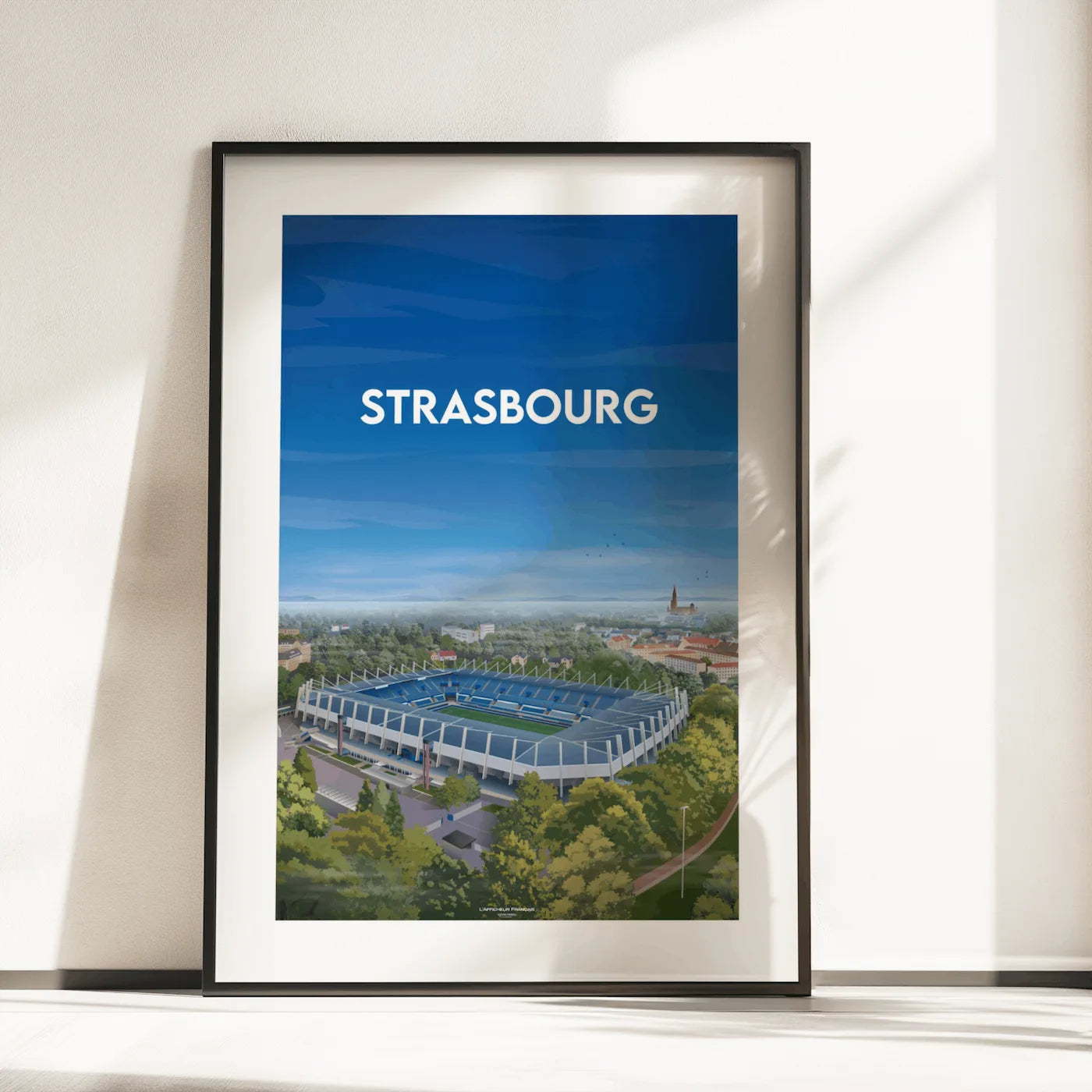 affiche football strasbourg