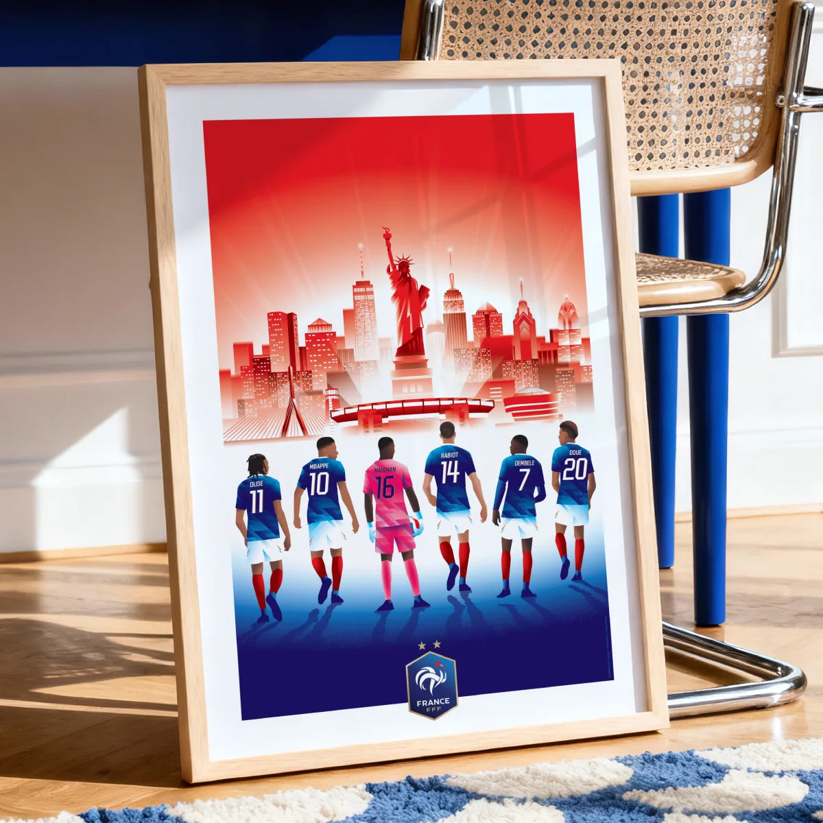 affiche joueurs de l'équipe de France