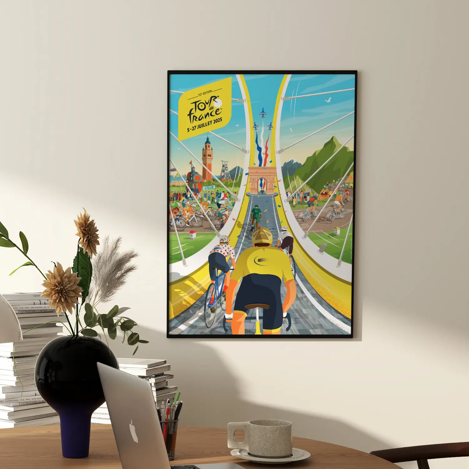 affiche officielle du Tour de France 2025
