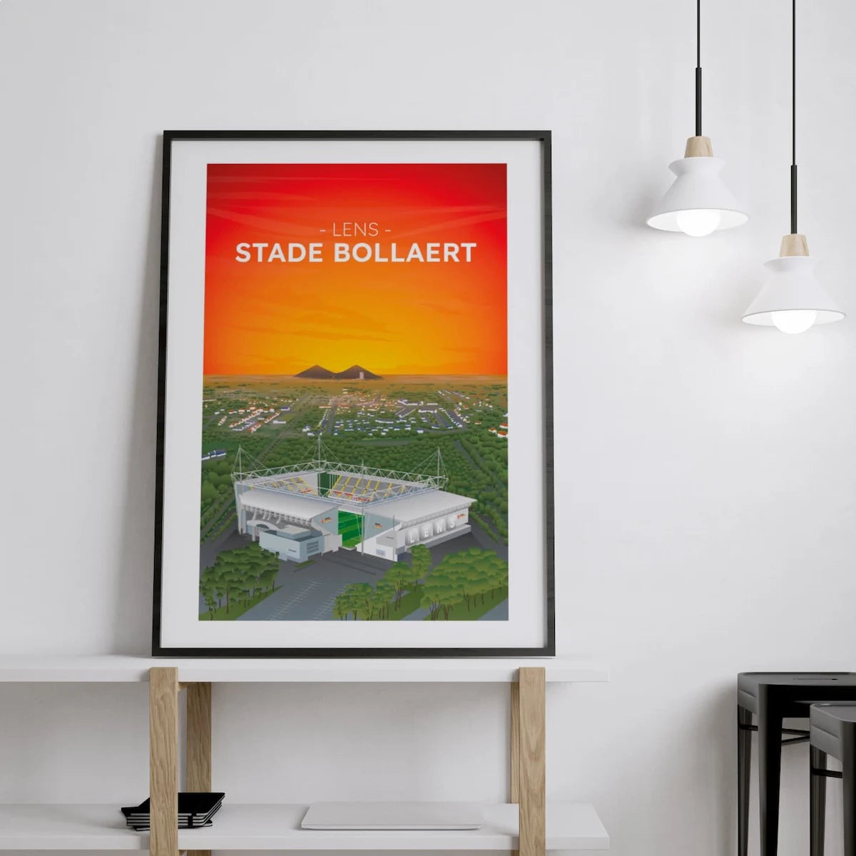 affiche stade Bollaert rc lens