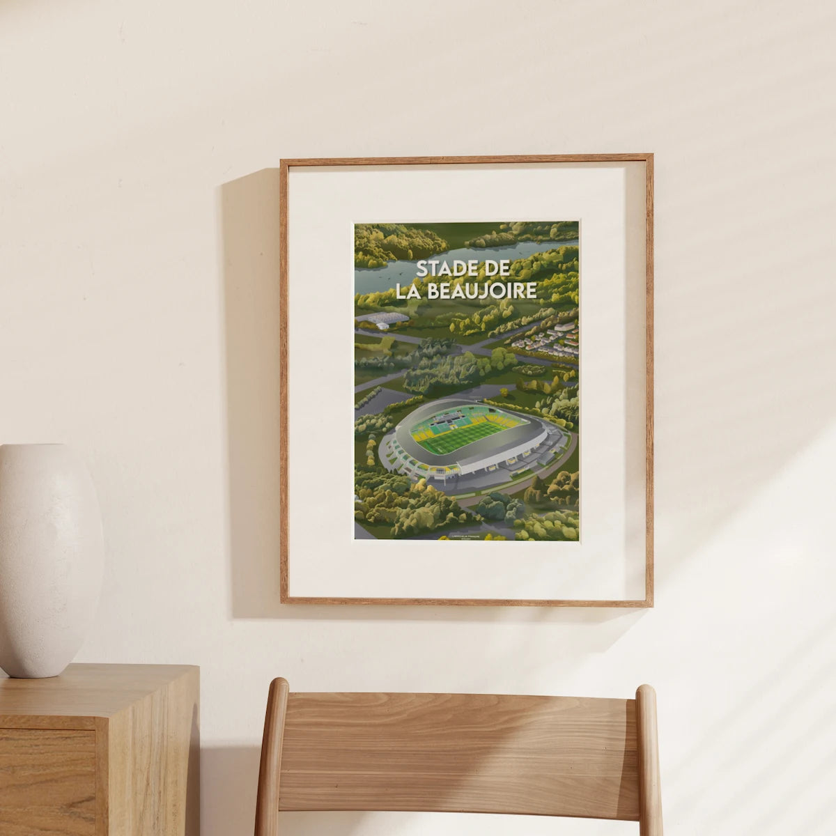 affiche stade football Nantes