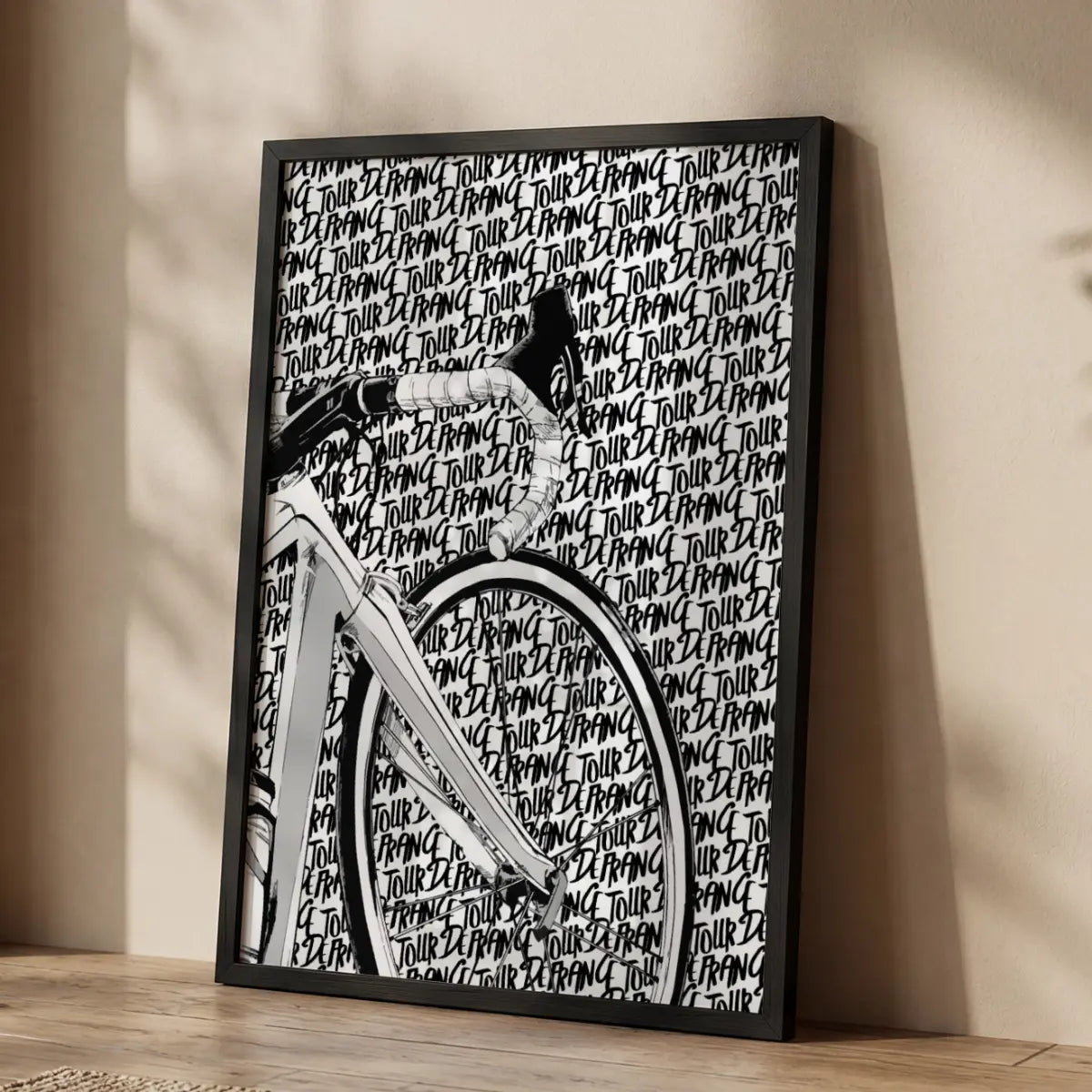 affiche vélo blanc