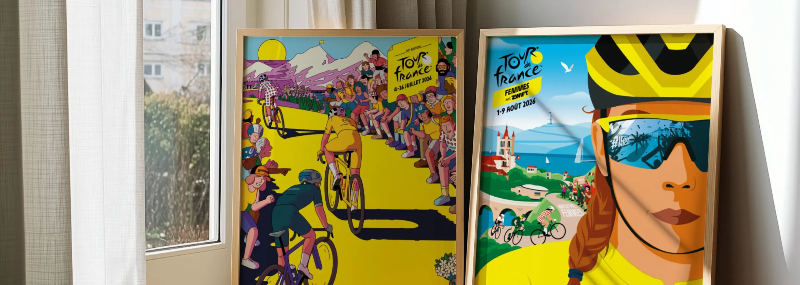 Bandeau affiches officielles tour de france 2026