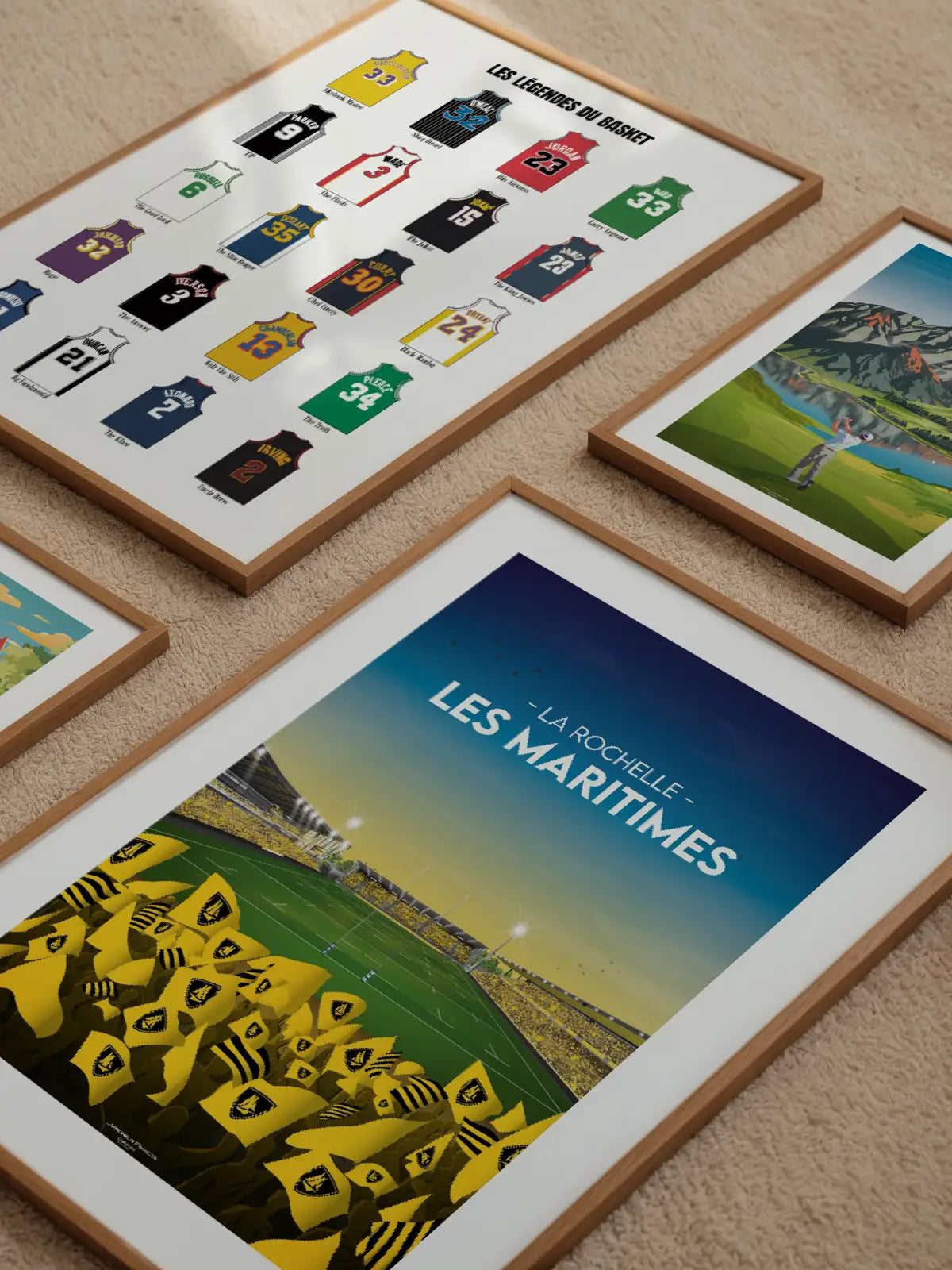 affiches sur le sport