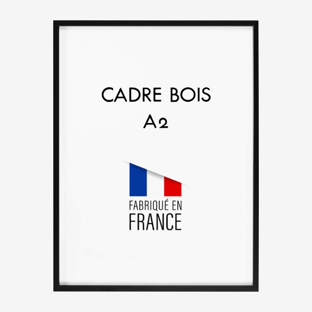 Cadre noir + mise sous cadre