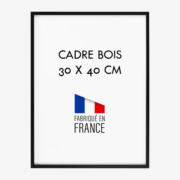 Cadre noir + mise sous cadre