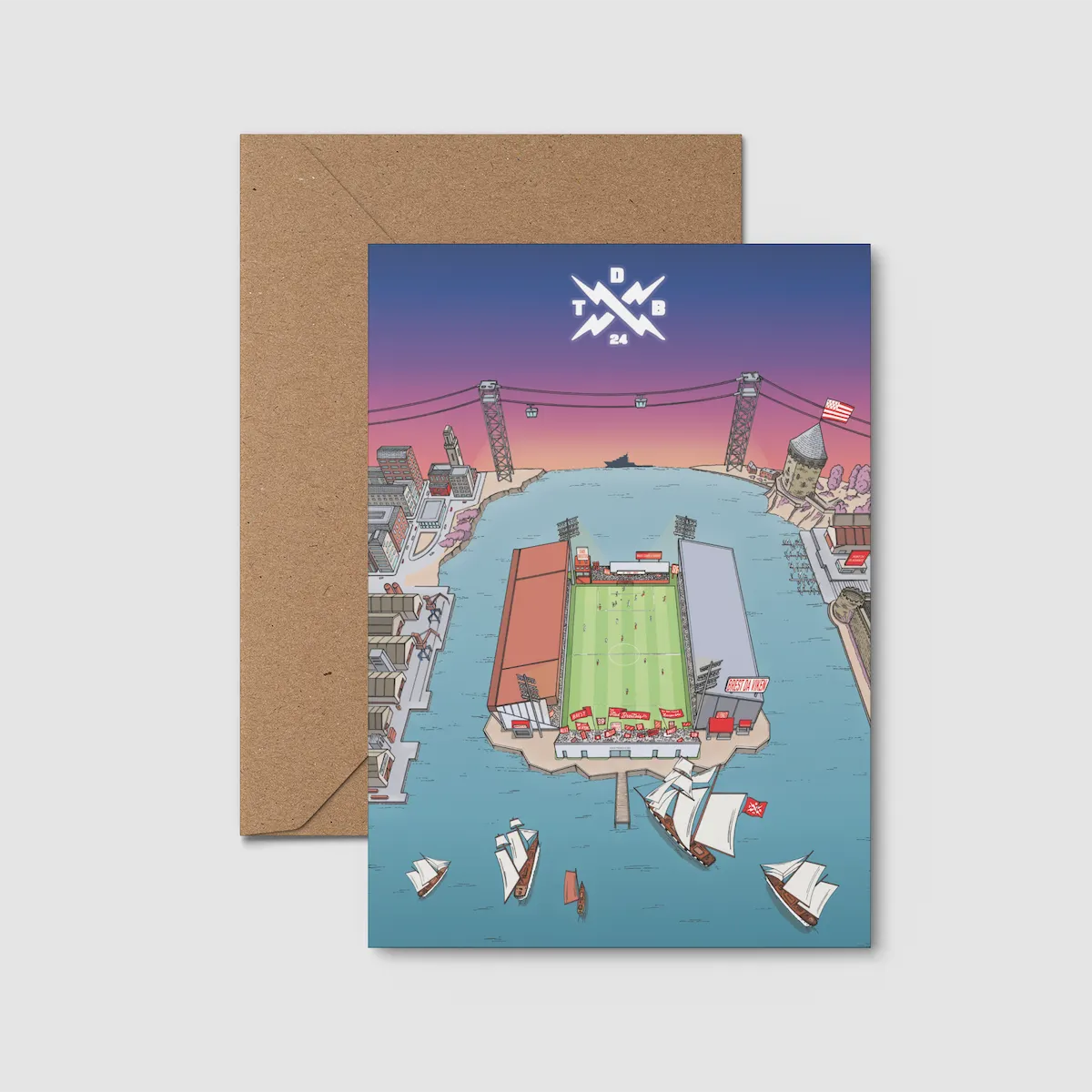 carte postale tonnerre de brest