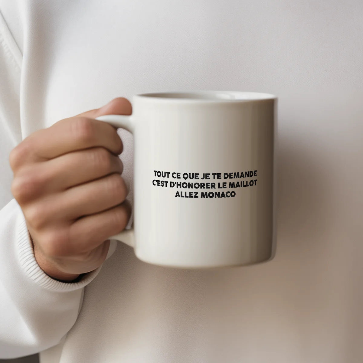 chant supporter AS Monaco mug