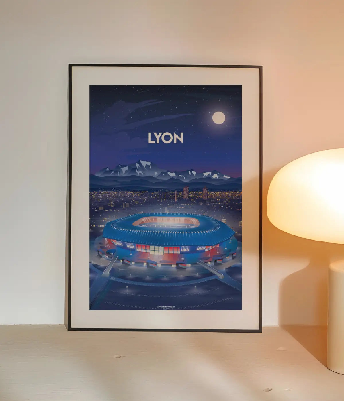 affiche sport Lyon