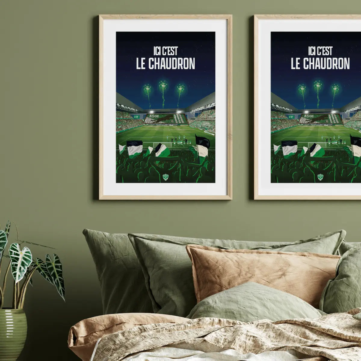 affiches stade saint etienne foot
