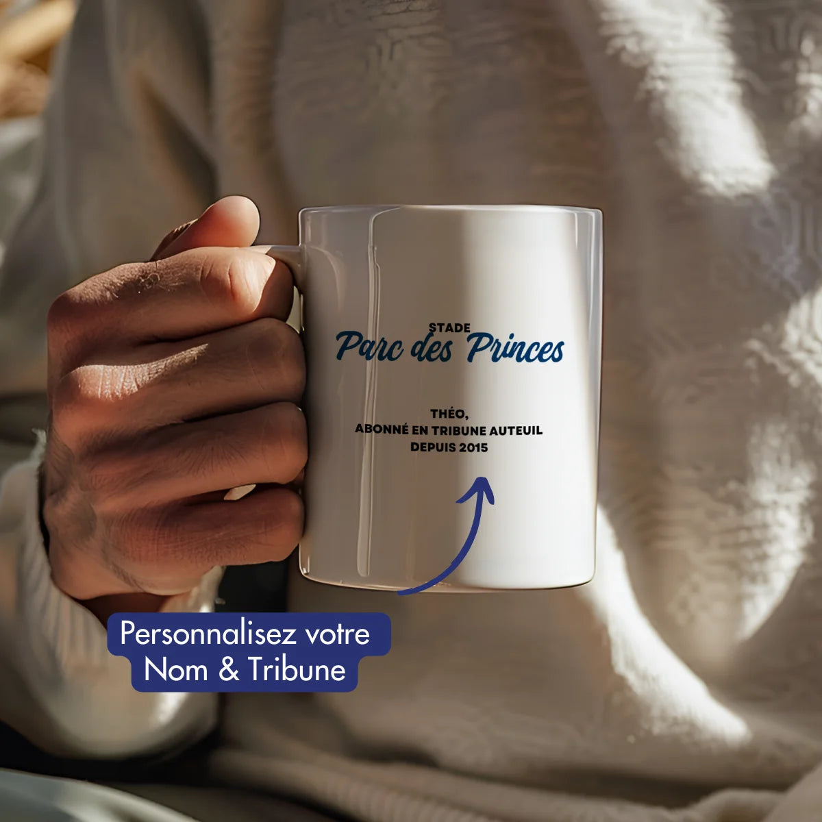 mug personnalisé Paris Foot