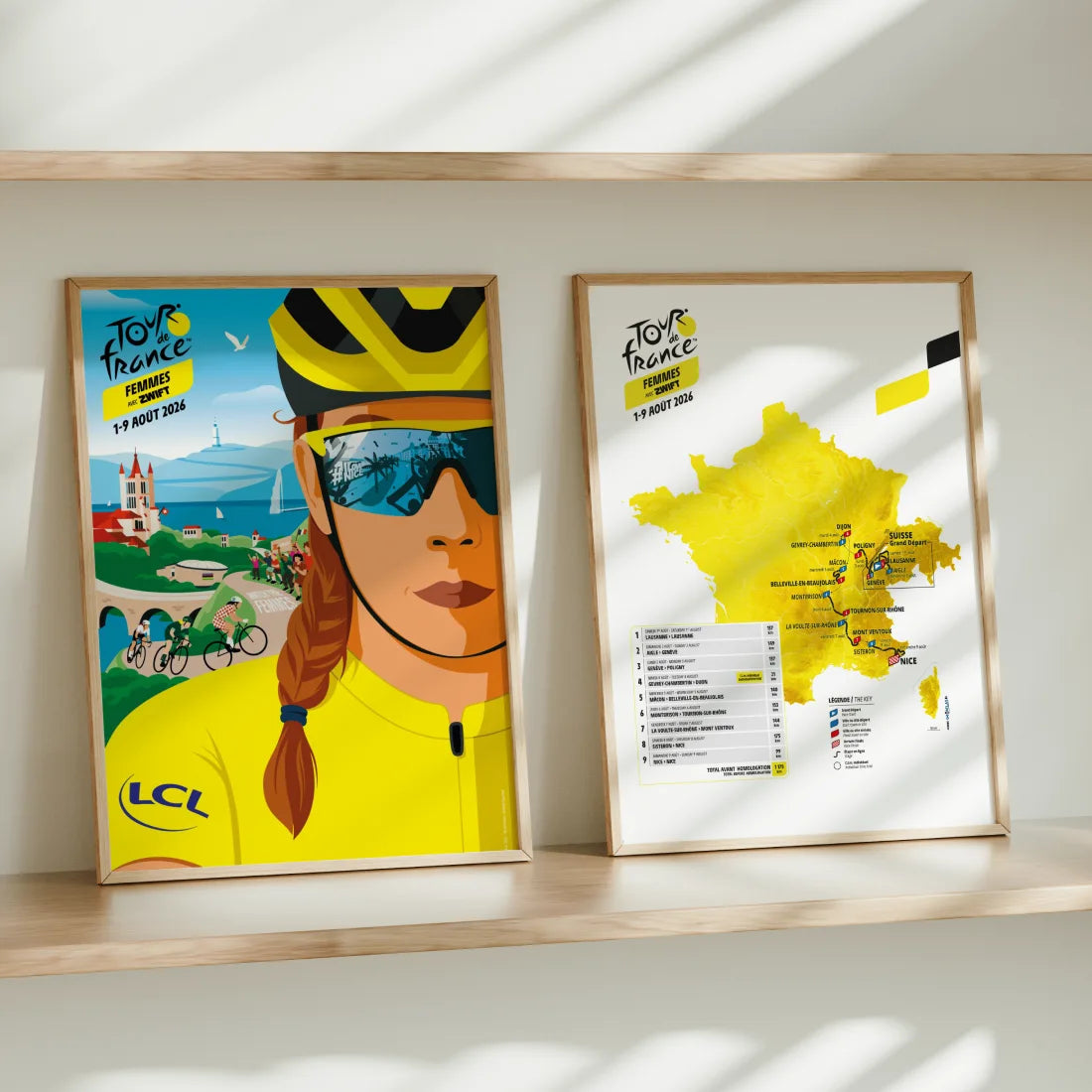 Pack poster + carte du Tour de France Femmes 2026