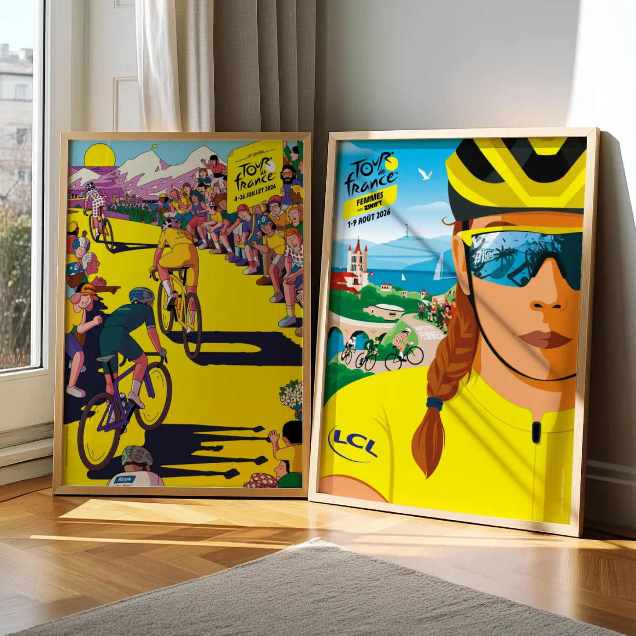 pack 2 affiches officielles du Tour de France 2025