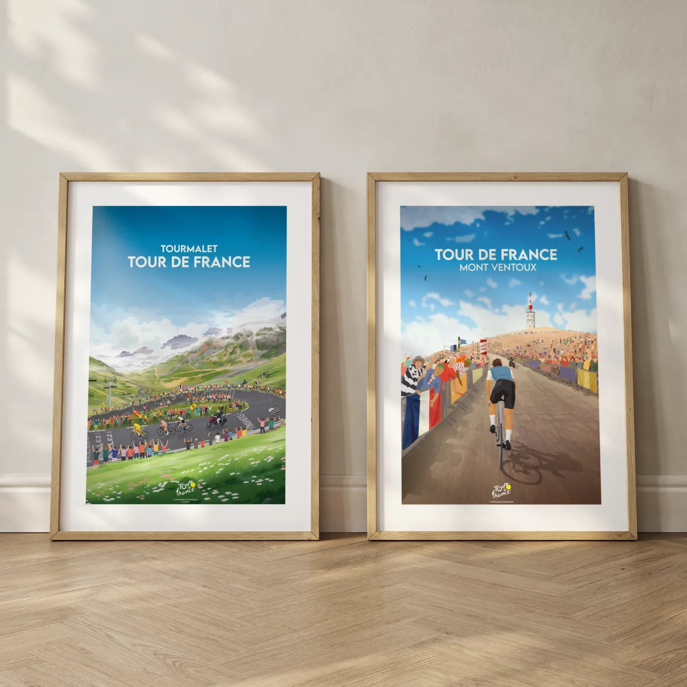 Pack 2 affiches des cols Mythiques du Tour - 30x40cm