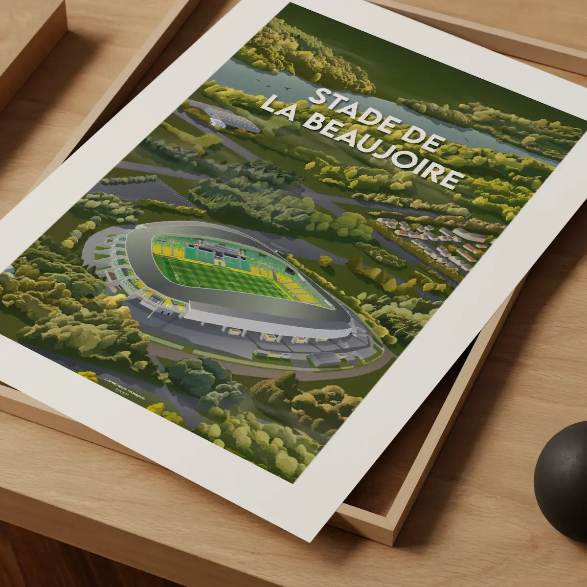 poster football la Beaujoire