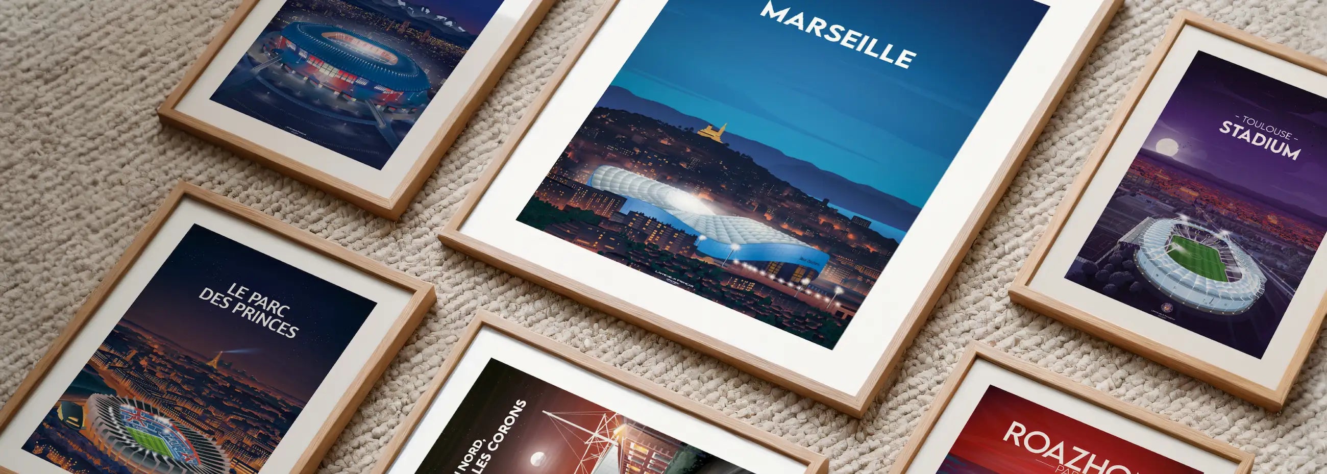 posters stades foot France