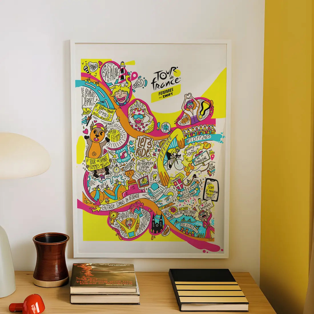 Tour de France féminin poster cadeau