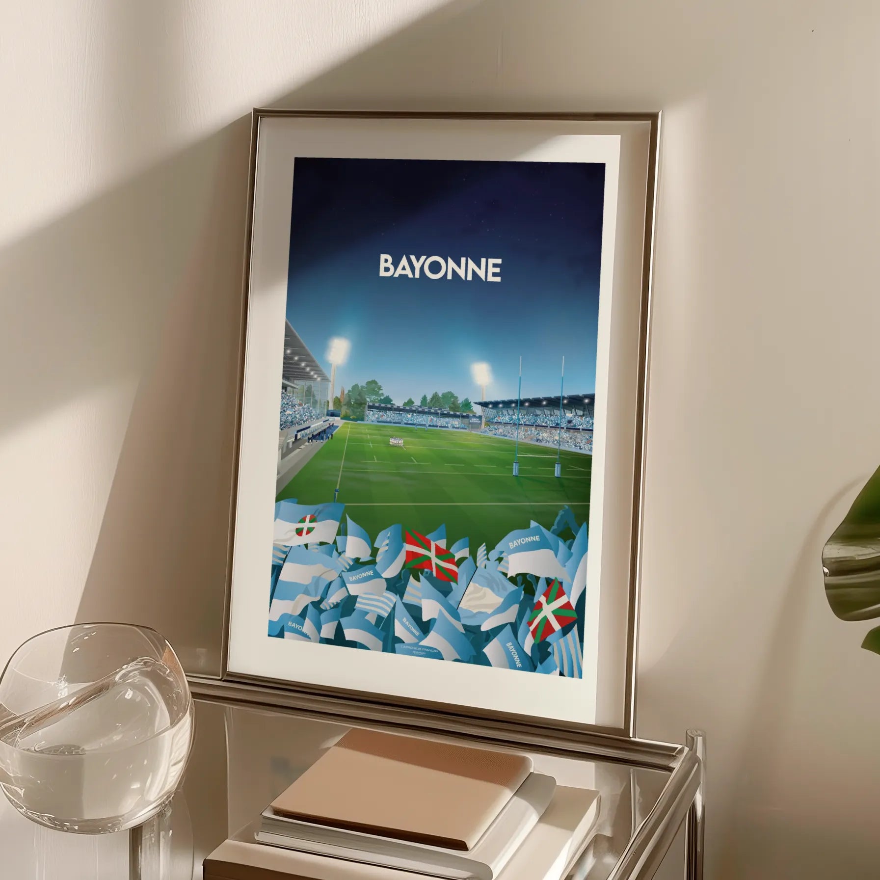 affiche aviron Bayonnais rugby
