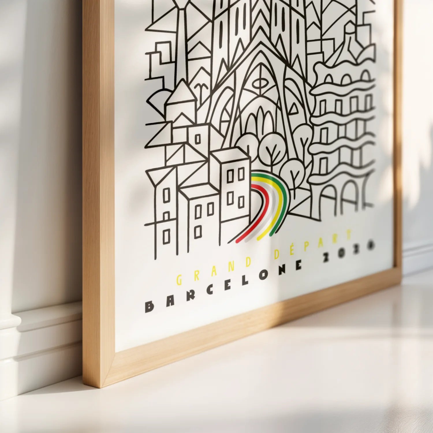 affiche Barcelone Sagrada Familia