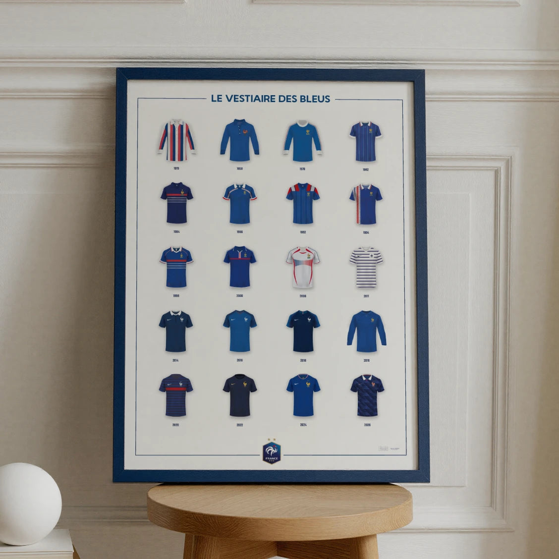 affiche maillots équipe de france