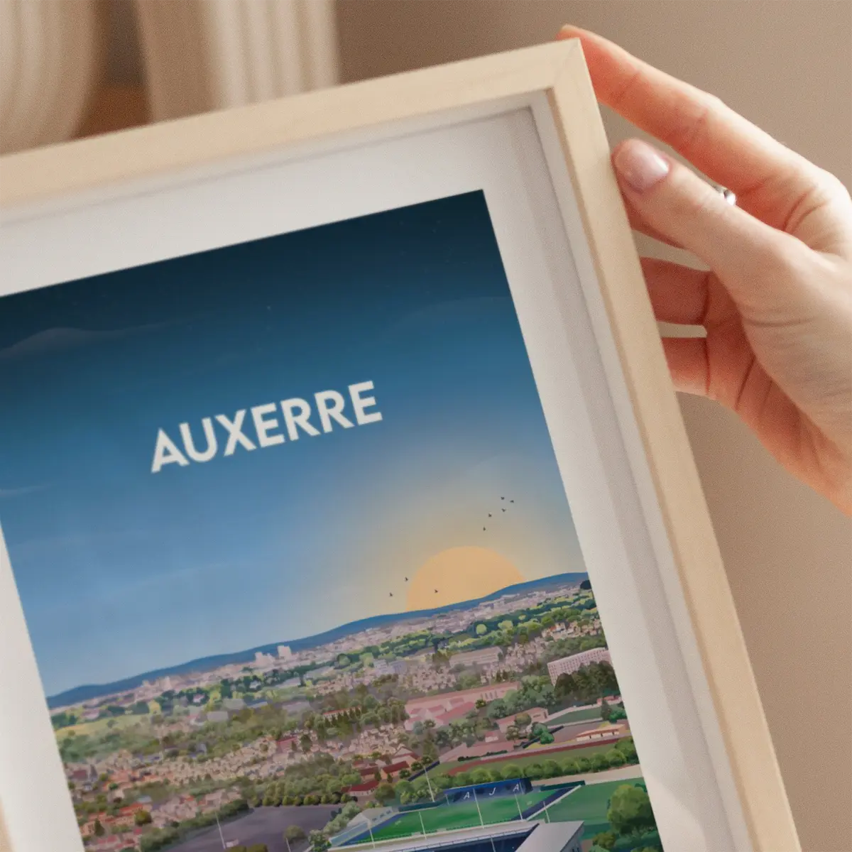 Affiche du Stade de l'Abbé Deschamps à Auxerre