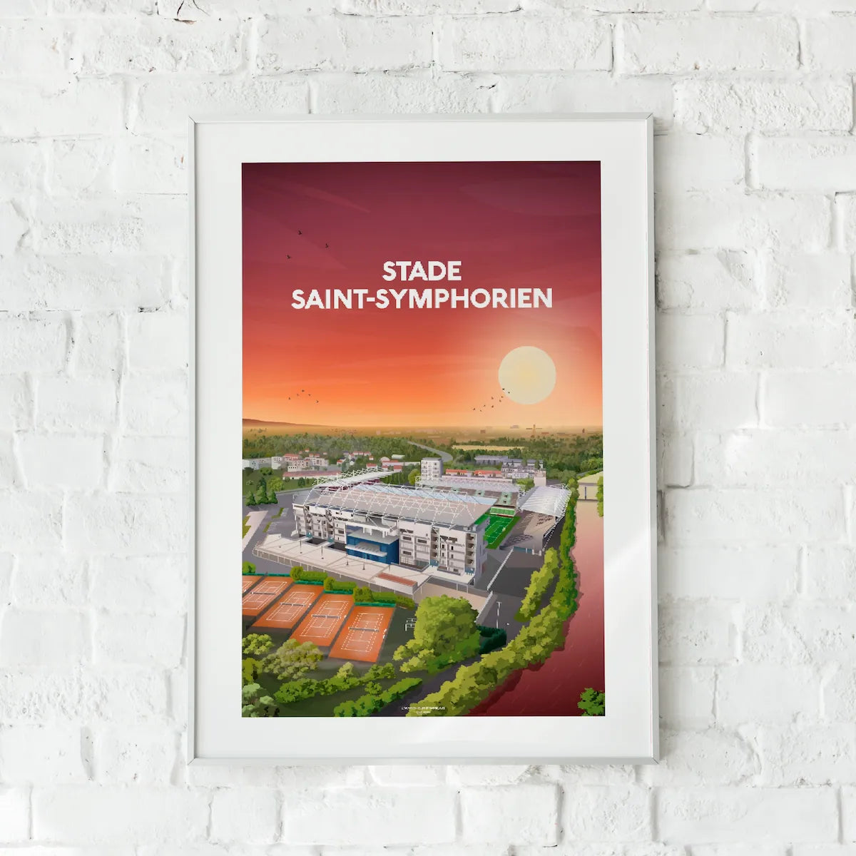 affiche stade Saint Symphorien