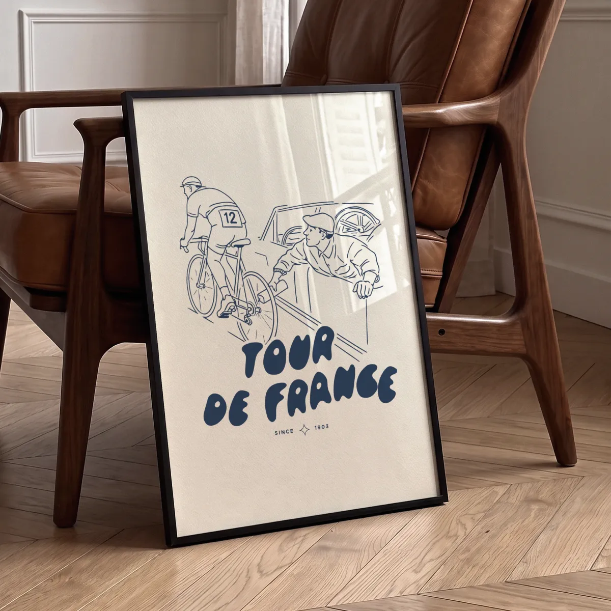 affiche vintage Tour de France mecano
