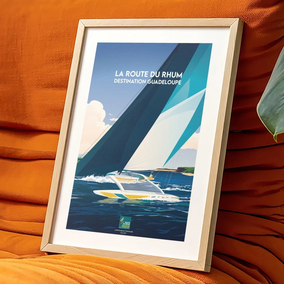 affiche voile course 