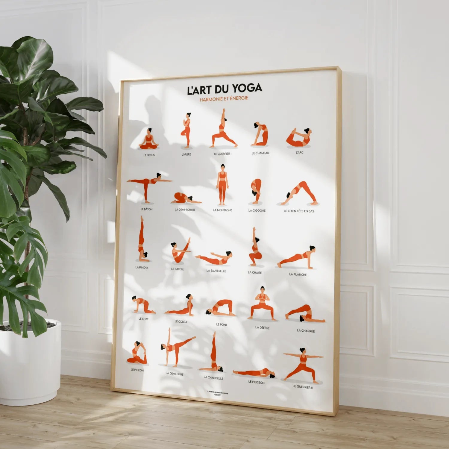 affiche Yoga décorative