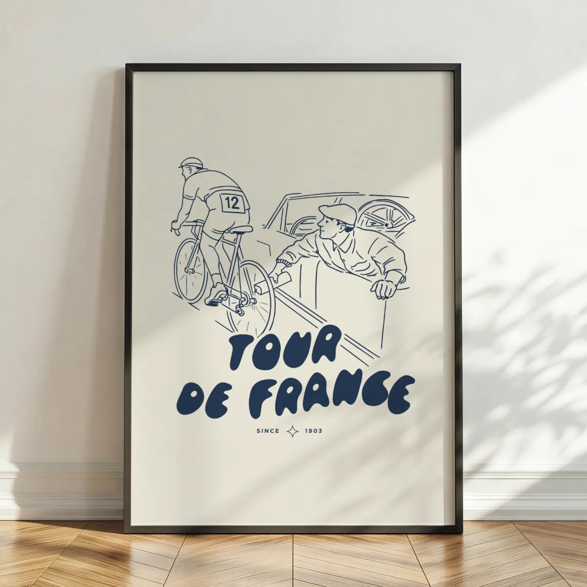 Affiche Vintage Mécano - Tour de France