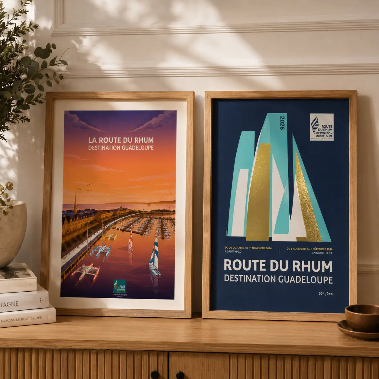 Pack 2 affiches de la Route du Rhum - 30x40cm