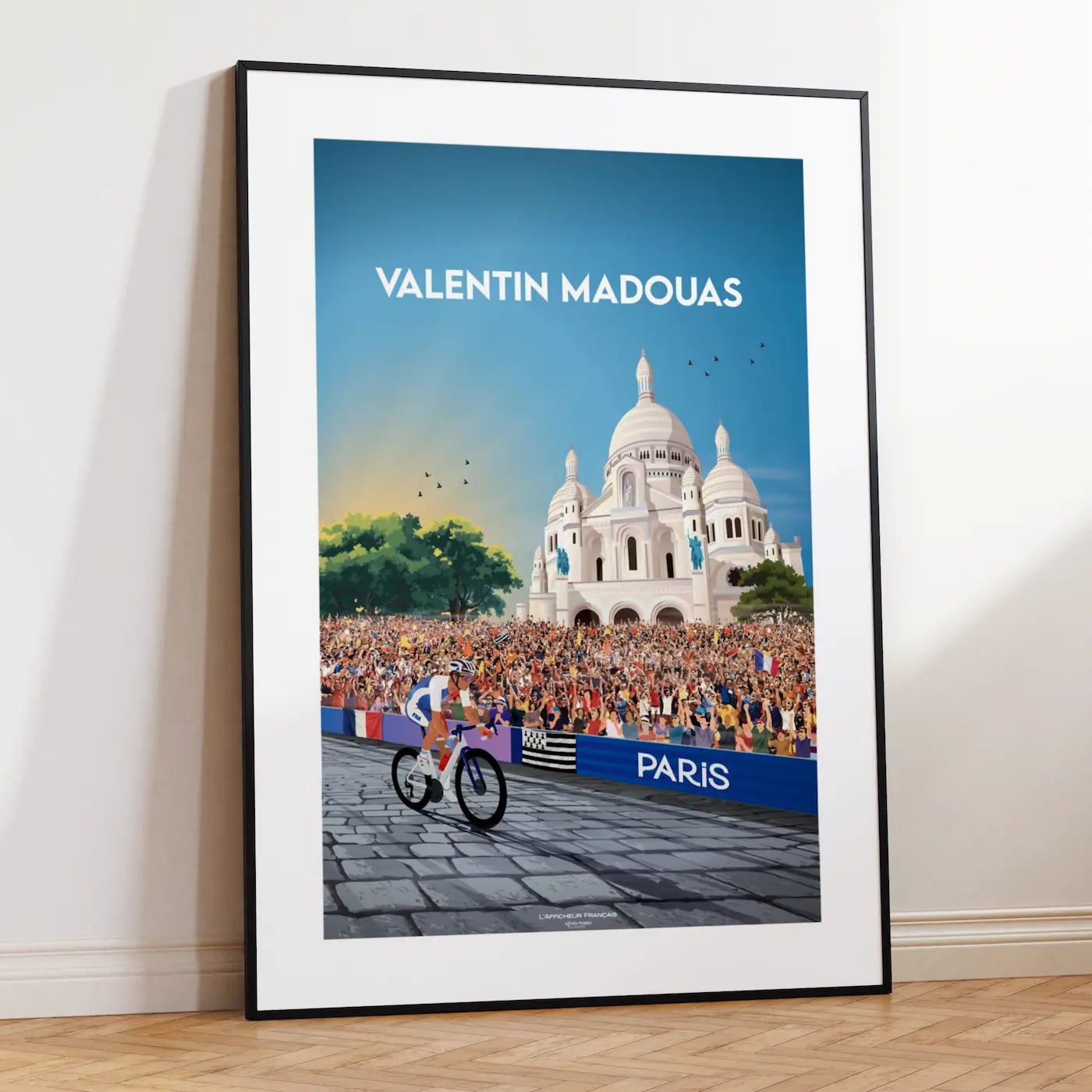 Affiche cyclisme - Valentin Madouas